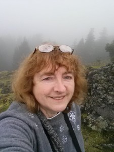 My glasses are as fogged up as the summit!